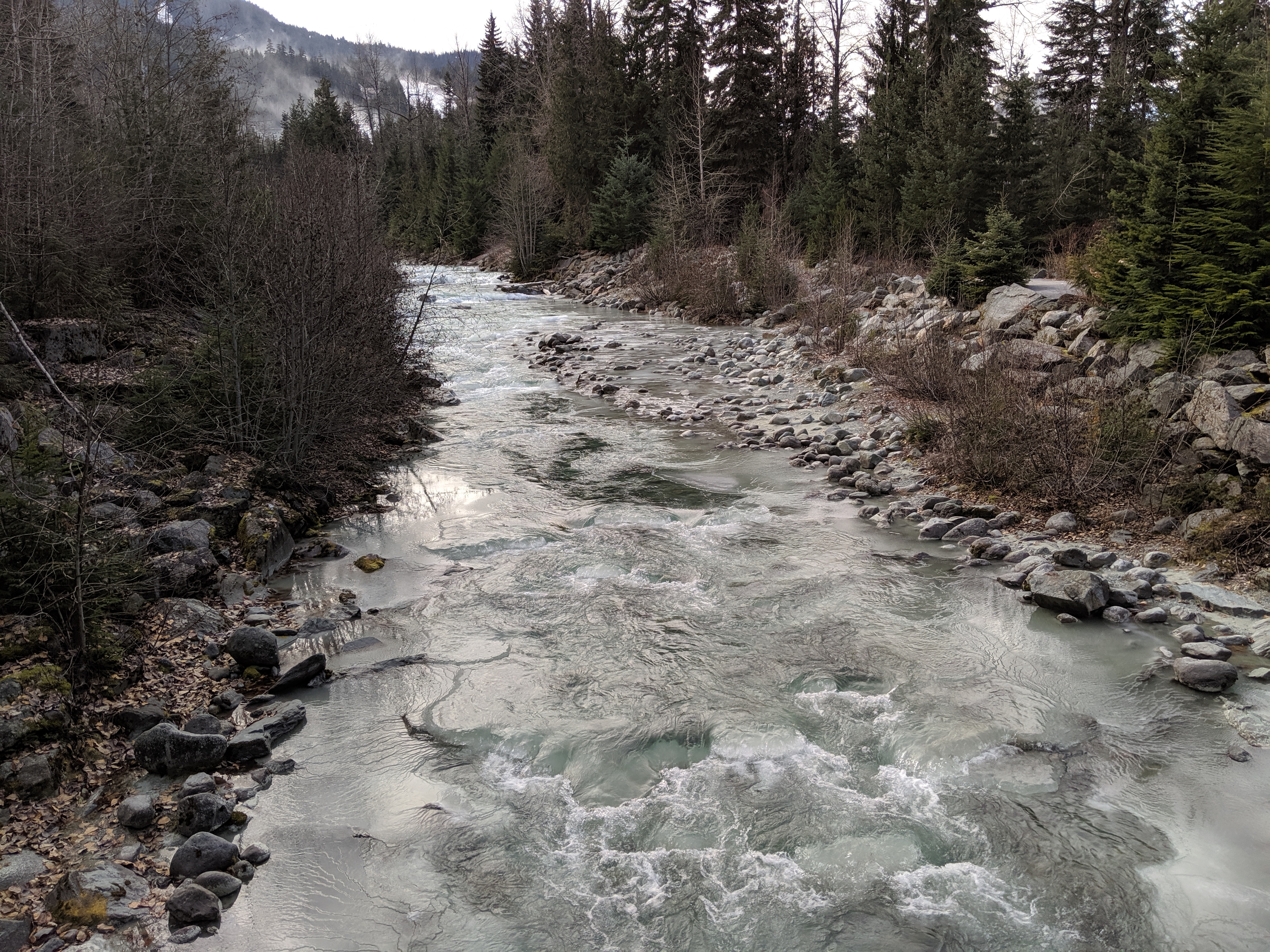 Mountain river in British Columbia